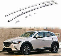 Рейлинги Mazda CX-3 2014- серые интегрированные YUHANG