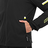 Мотокуртка   Scoyco JK178 Black Soft Shell демісезонна, фото 11