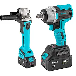 Набір Revolt — Болгарка AG20/125 і Гайковерт TW 20/350 (SET 253)