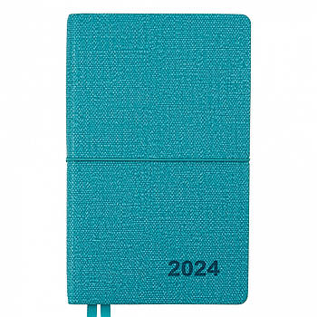 Щоденник датований 2024 Leo Planner Glory бірюзовий (252412)