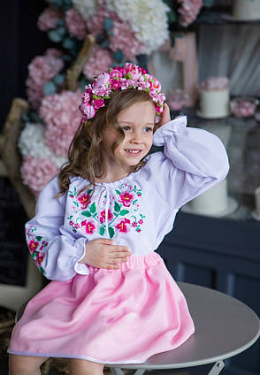 Спідничка для дівчинки блідо-рожева