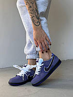 Фиолетовая обувь для мужчин и женщин Найк СБ Данк. Красивые кроссы унисекс Nike SB Dunk Low.