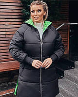 Стильное женское пальто на синтепоне 200, ткань "Плащевка" 50, 52 размер 50