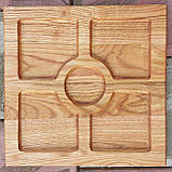 Менажниця квадратна 30 × 30 см (бук, черешня, дуб.), фото 3