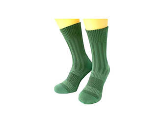 Шкарпетки S_089 високий махрова стопа сетка Герб (хакі) р.41-44 12пар ТМ Super Socks