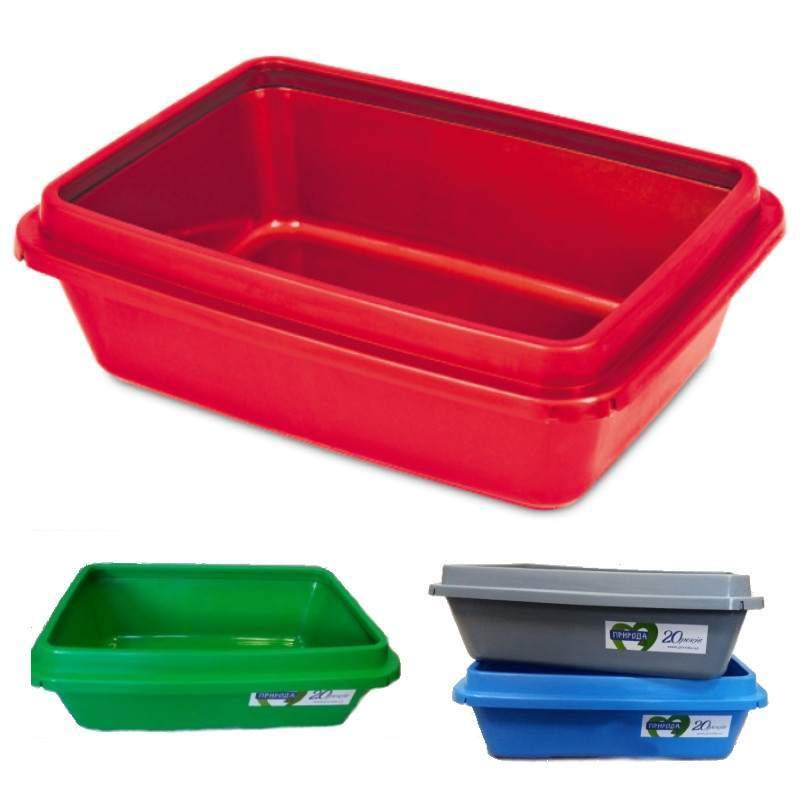 Туалет «Маркіз» для котів/кішок, 42,5х31,5х13 см, ТМ Природа, фото 1