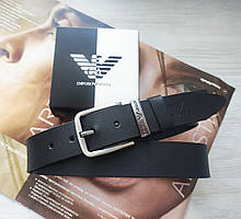 Чоловічий шкіряний ремінь Armani