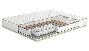 Ортопедчний матрац Козак кокос 160х200 з незалежними пружинами від Матролюкс