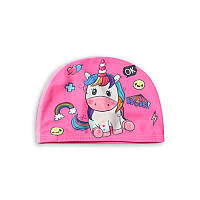 Тканевая шапочка для плавания для детей от 0.7-3 лет, универсальная розового цвета CP-13 A_1 №6