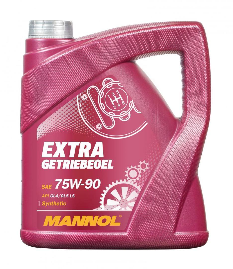 Трансмісійна олива Mannol Extra Getriebeoel 75W90 API GL4/GL5 LS - синтетична 4Л