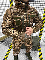 Военная форма пиксель пиксель осенняя, костюм тактический soft shell, военный форма ВСУ осень