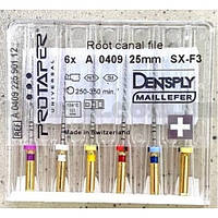 Протейперы машинные SX-F3 ассорти ProTaper Dentsply Maillefer 25мм 6 шт/упаковка