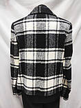 Піджак жіночий в клітинку чорно білий, на підкладці ,Туречина, фото 5