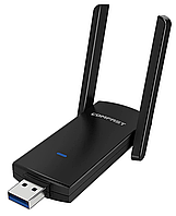 USB 3.0 WiFi Comfast CF-924AC RTL8812BU 2.4/5.8Ггц 1300 Мбит/с адаптер - сетевая беспроводная карта