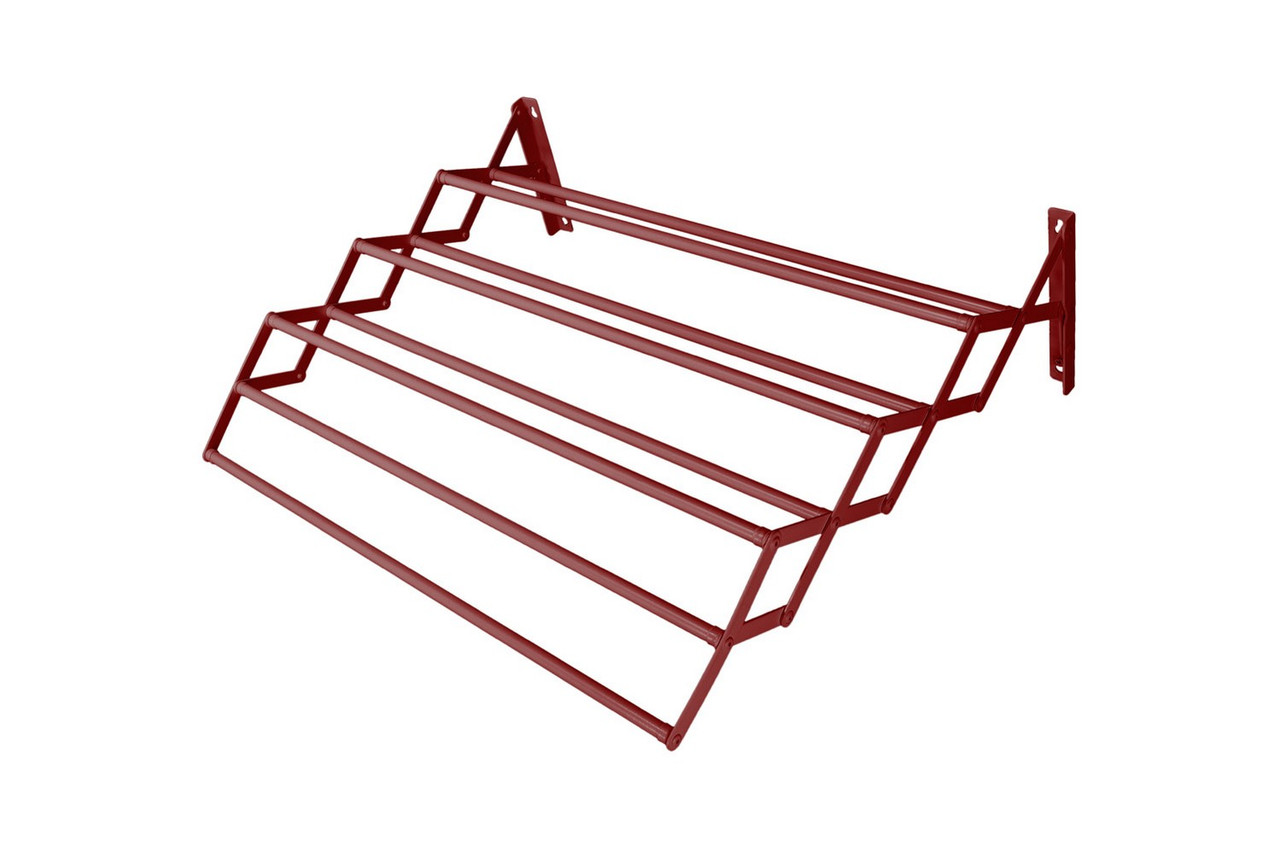 Сушарка для білизни MASTERTOOL настінна гармонікова 500 мм 8-секційна 4 м коричнева 92-1757, фото 1