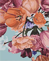 Набор для росписи по номерам Разнообразие тюльпанов Стратег 40х50см (GS1392)