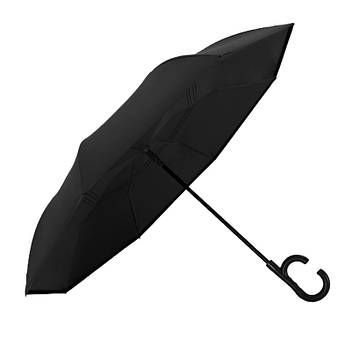 Парасолька навпаки Up-Brella 1166 купол Black