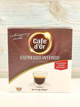 Кава в капсулах Cafe d'or Espresso Intenso 16шт 112 г (Польща)