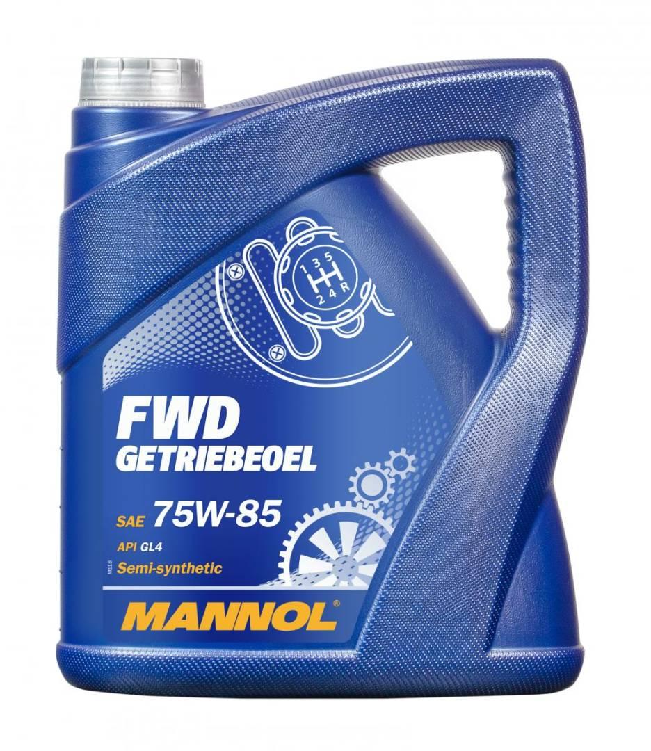 Трансмісійна олива Mannol FWD Getriebeoel 75W85 API GL4 - напівсинтетична 4Л