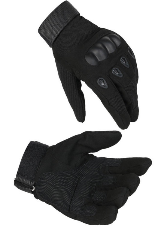 Тактичні рукавички повнопалирі Military XL Чорні