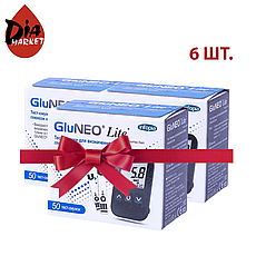 Тест-смужки GluNeo Lite (ГлюНео Лайт) — 6 пачок по 50 шт.
