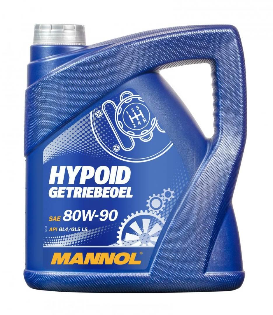 Трансмісійна олива Mannol Hypoid Getriebeoel 80W90 API GL4/GL5 LS - мінеральна 4Л
