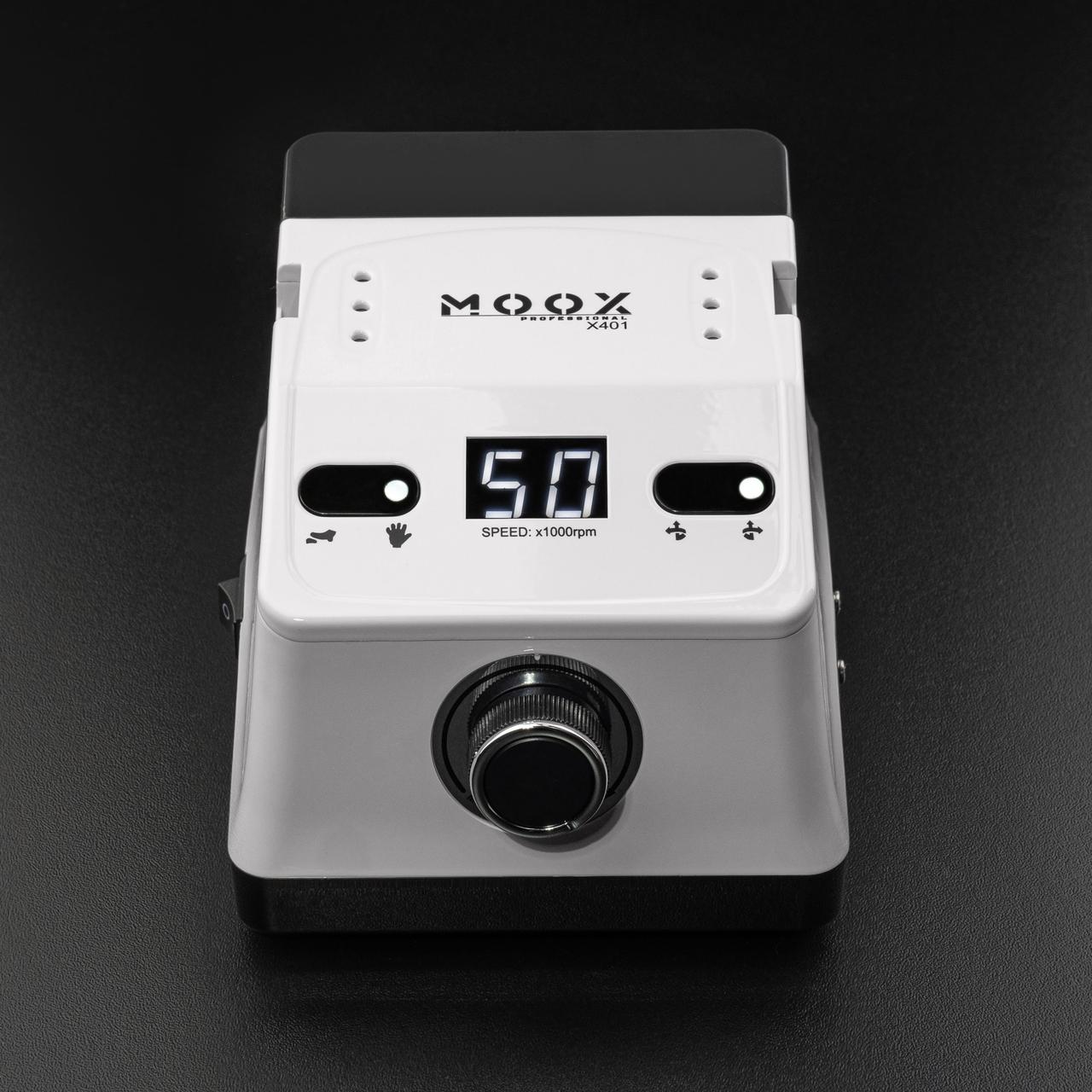 Професійний фрезер Мокс X401 (білий)на 70 Вт. - 50000 об./хв. для манікюру та педикюру, фото 1