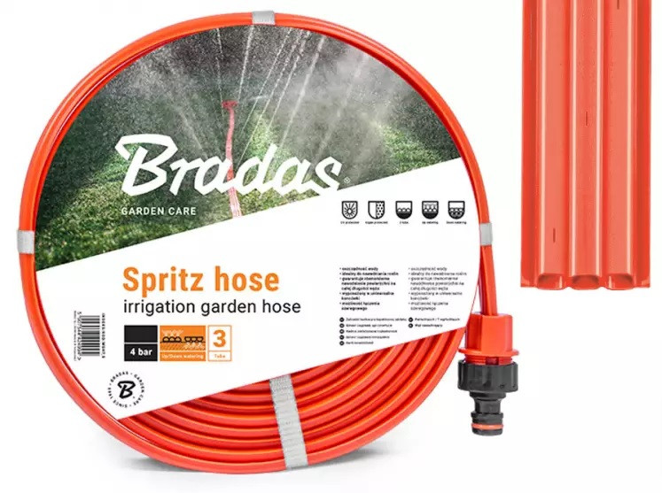Дощувальна система (шланг спринклерний 3-х канальний 15м) "SPRITZ HOSE" Bradas AQUA-DROP (Польща)