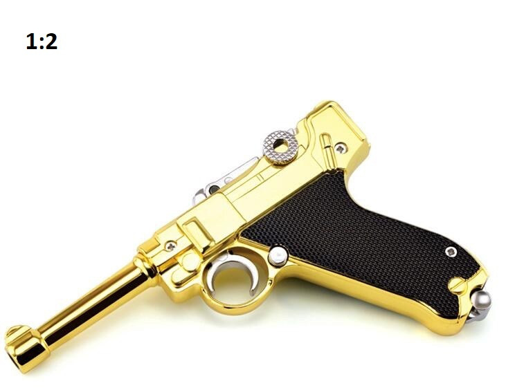 Макет модель пистолета Luger P08 9mm Вальтер Парабеллум в масштабе 1:2 ...