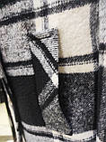 Піджак жіночий в клітинку чорно білий, на підкладці ,Туречина, фото 6