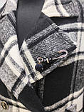 Піджак жіночий в клітинку чорно білий, на підкладці ,Туречина, фото 7