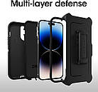 Чохол OtterBox Defender Series Black для iPhone 14 Pro Max, фото 5