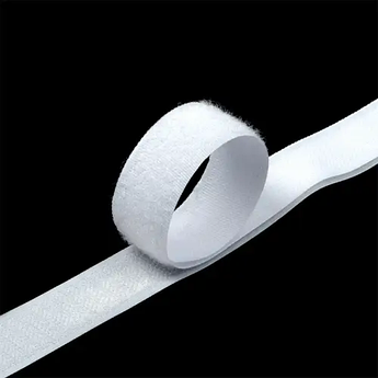 Липучка для одягу Біла 2.5см (25м)