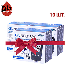 Тест-смужки GluNeo Lite (ГлюНео Лайт) 50 — 500 штук