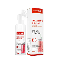 Пенка-мус для умывания Sersanlove Retinol Vitamin B3 Cleanser Mousse с витаминами 150 мл