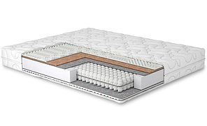 Ортопедичний матрац 160х200 Бонд кокос / Bond cocos від Матролюкс з незалежними пружинами