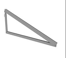 Трикутник Тип 4. Посилений із змінним кутом нахилу панелей 15-30°