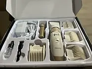 Бездротова акумуляторна машинка для стрижки волосся Gemei GM6001, фото 5