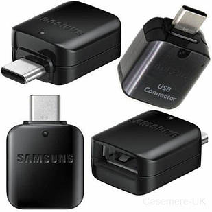 Оригінальний перехідник Samsung OTG USB на Type-C Black