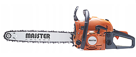 Пила ланцюгова бензинова Majster Polska 52 куб.см 40 см бензопила для дров