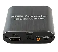 Аудио экстрактор hdmi to hdmi + arc toslink Aptel AK330