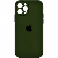 Чохол Original Soft Case для Apple iPhone 13 Pro Max (64) Cyprus Green - Full Side Square with Frame