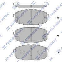 Гальмівні колодки HI-Q SP1162