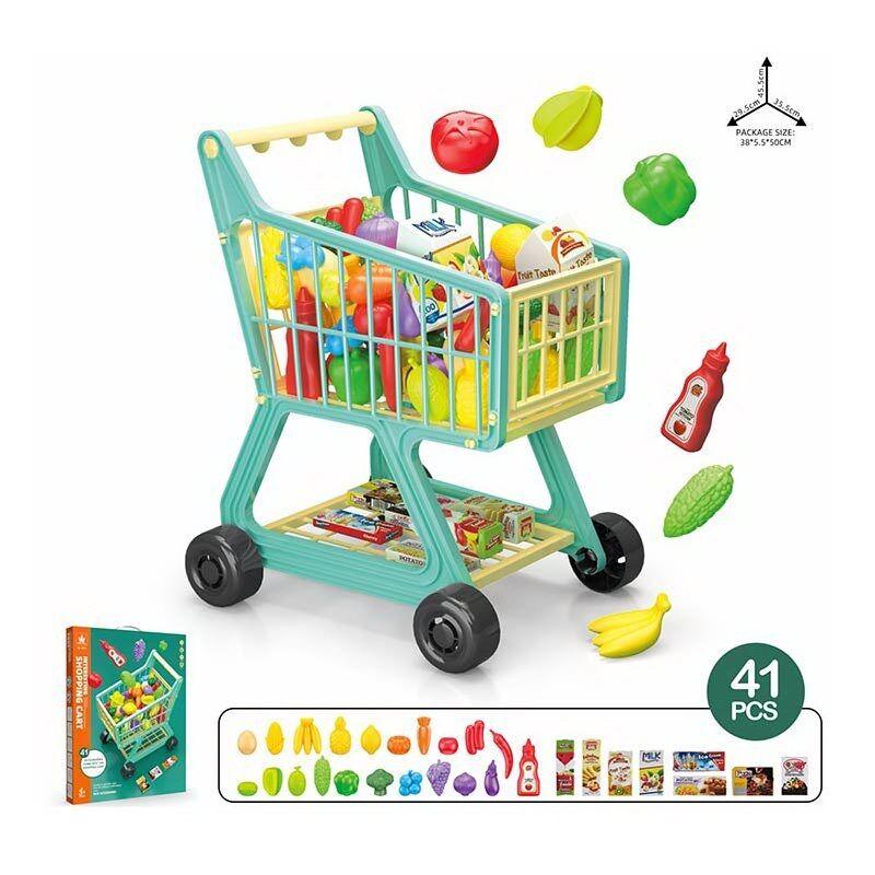Іграшковий візок з продуктами W 081, фото 1