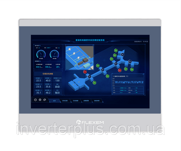 FE7100W Flexem 7". Сенсорна панель оператора