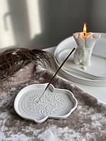 Гіпсова підставка Рука Фатіми під пахощі, для аромапаличок і пало санто 15 х 12,5cм