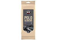 Салфетки влажные для панели POLO MATT COCKPIT WIPES (24 шт.) матовые