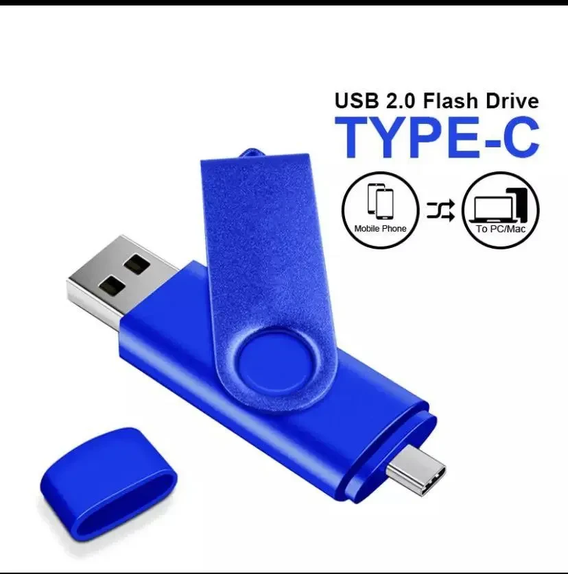 Флешка BL 64 Гб 3 в 1 для Компьютера и Телефона USB Type-C Micro USB ...