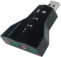 USB виртуальная 7.1-канальная музыкальная звуковая карта AK103D