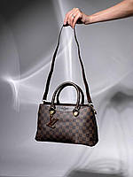 Сумка женская Louis Vuitton Marvellous Bag BR Brown Chess (коричневая) KIS01198 стильная изящная сумочка